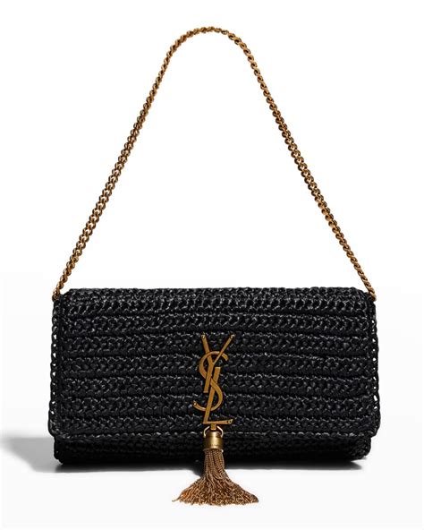 ysl kate 99 raffia|Saint Laurent Kate 99 YSL Tassel Shoulder Bag in Raffia.